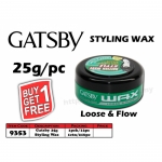 9353 Gatsby Styling Wax 25g - Loose & Flow - Buy1Get1free